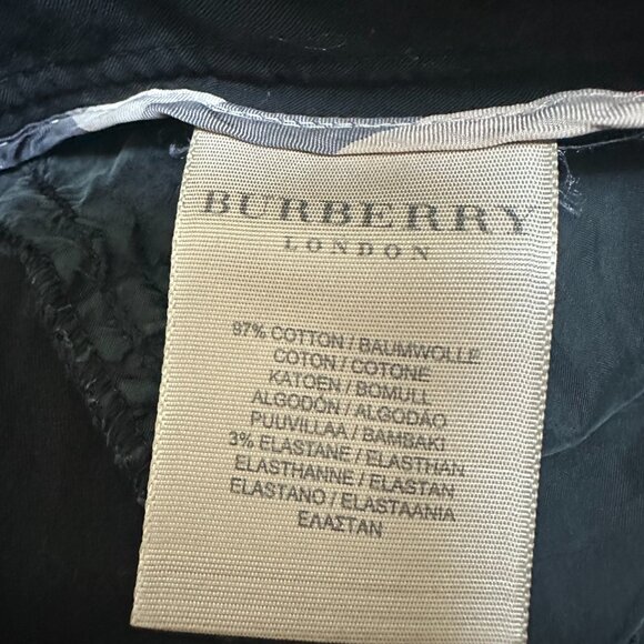 Burberry Pants Black- Size 6 Us - Picture 3 of 8